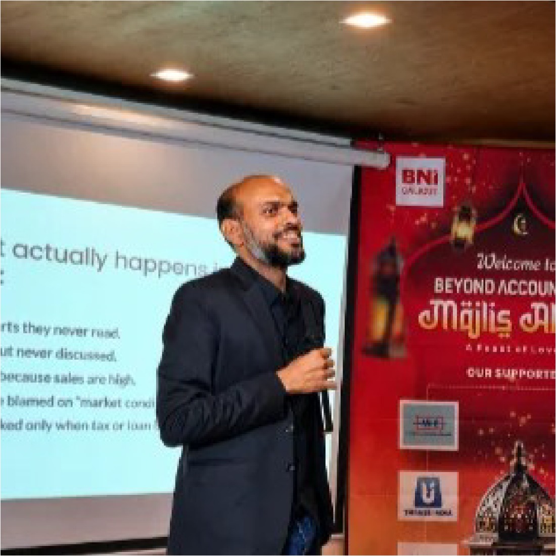 Speaking at BNI event
